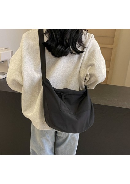 Çapraz Askılı Çanta Taşınabilir Yüksek Yoğunluklu Su Geçırmez Naylon Kumaş Mükemmel Işçılik ve Sade Stil, Mavi (Yurt Dışından) modelleri