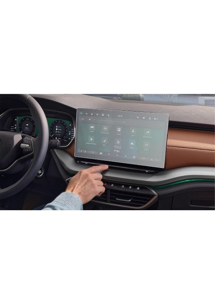 Skoda Octavia 13 Inç Mat Ekran Koruyucu Multimedya 2024