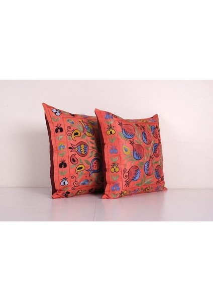 Set Çiçek Desenli Vintage Etnik Suzani Kırlent Kılıfıel Işlemesi Ipek Kırlent Kılıf fiyatları