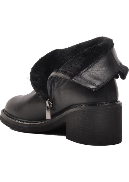 9874 Siyah Içi Kürklü Deri Kadın Bot fırsatları