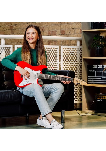 CEG-36RD Amfili Full 3/4 36 İnç Elektro Gitar Seti Kırmızı modelleri