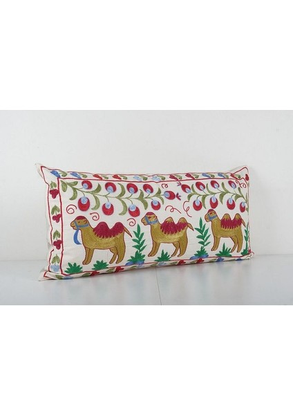 Hayvan Desenli Vintage Etnik Suzani Kırlent Kılıfı El Dokuma Kırlent Kılıf fiyatları