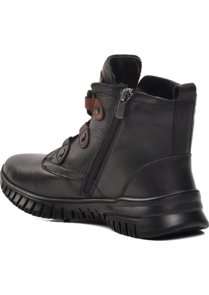 Z012 Siyah Içi Polarlı Deri Kadın Bot fırsatları