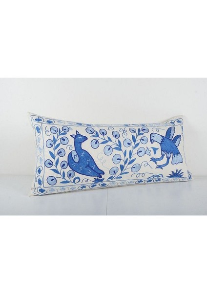 Hayvan Desenli Vintage Etnik Suzani Kırlent Kılıfı El Dokuma Kırlent Kılıf fiyatları