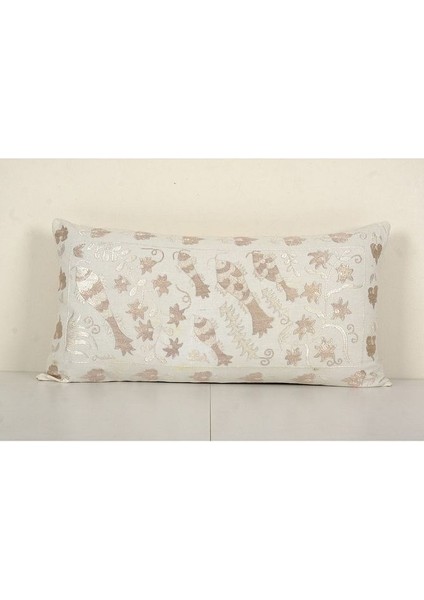 Hayvan Desenli Vintage Etnik Suzani Kırlent Kılıfı El Dokuma Kırlent Kılıf