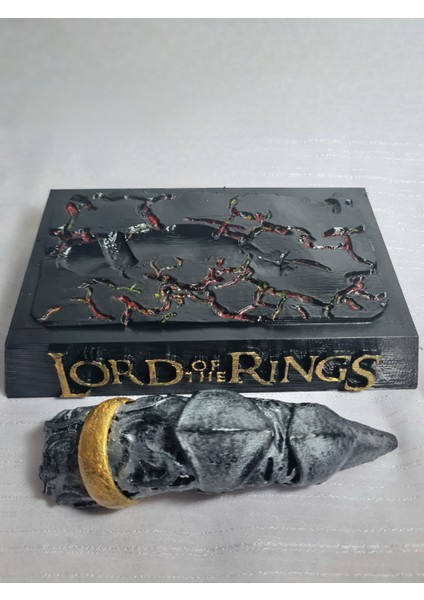 3D Lord Of Rings Sauron Parmağı ve Yüzük