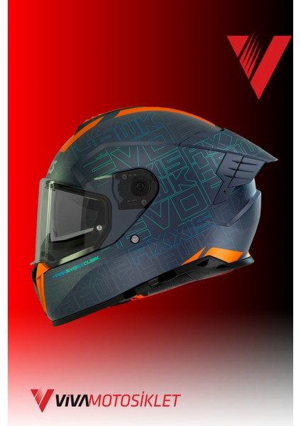 Axxıs Hawk Sv Evo Cubık C7 Matt Blue