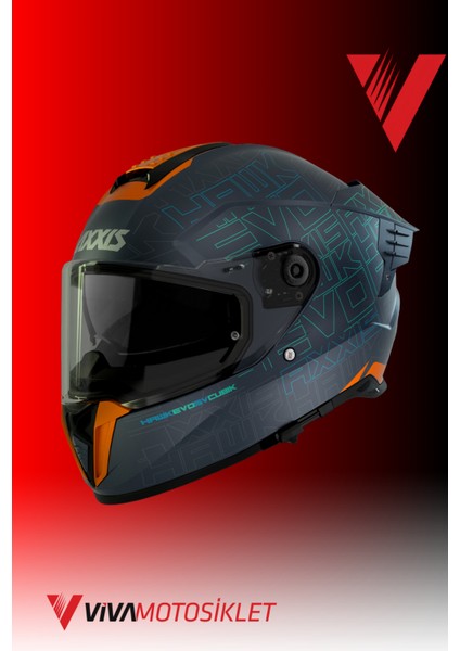 Axxıs Hawk Sv Evo Cubık C7 Matt Blue