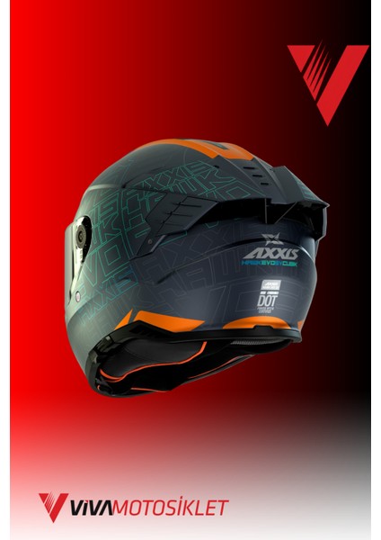 Axxıs Hawk Sv Evo Cubık C7 Matt Blue