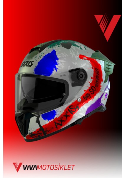 Axxıs Hawk Sv Evo Sıck Joke A2 Mat Gray