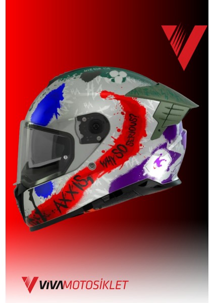 Axxıs Hawk Sv Evo Sıck Joke A2 Mat Gray fiyatları