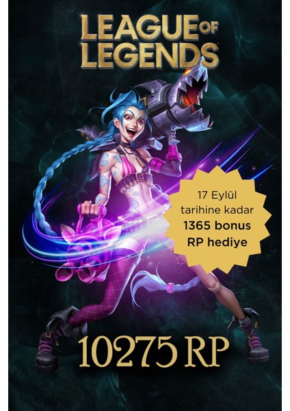League Of Legends 10275 Rp Riot Points