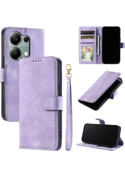 Xiaomi Redmi Not Için Flip Case 13 Pro 4g Manyetik Pu Deri Cüzdan Kart (Yurt Dışından)