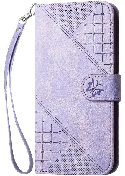 Tecno Spark 20 Kabartmalı Kelebek Yüksek Kaliteli Deri Telefon Için Flip Case (Yurt Dışından)