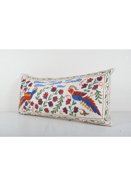 Hayvan Desenli Vintage Etnik Suzani Kırlent Kılıfı El Dokuma Kırlent Kılıf modelleri