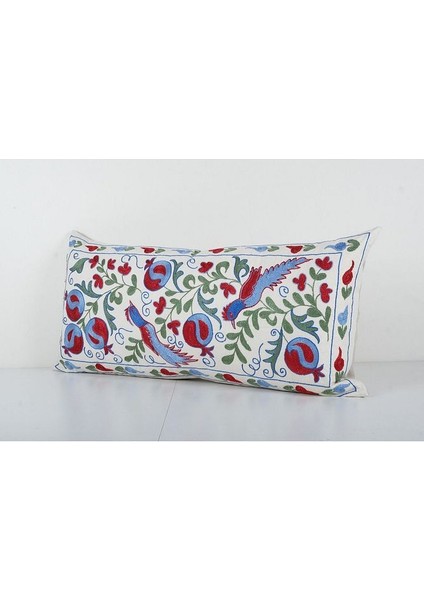 Hayvan Desenli Etnik Suzani Kırlent Kılıfı El Dokuma Kırlent Kılıf 45 x 95 cm modelleri