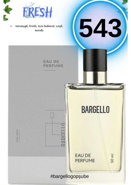 543 Fresh Erkek Parfüm 50ml Edp