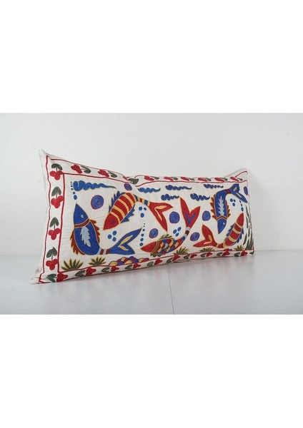 Hayvan Desenli Vintage Etnik Suzani Kırlent Kılıfı, El Dokuma Kırlent Kılıf (Içliksizdir) fiyatları