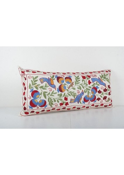 Hayvan Desenli Vintage Etnik Suzani Kırlent Kılıfı, El Dokuma Kırlent Kılıf (Içliksizdir) fiyatları