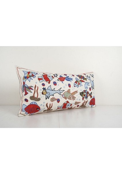 Hayvan Desenli Vintage Etnik Suzani Kırlent Kılıfı, El Dokuma Kırlent Kılıf (Içliksizdir) fiyatları