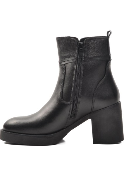 9895 Siyah Içi Polarlı Deri Kadın Bot modelleri