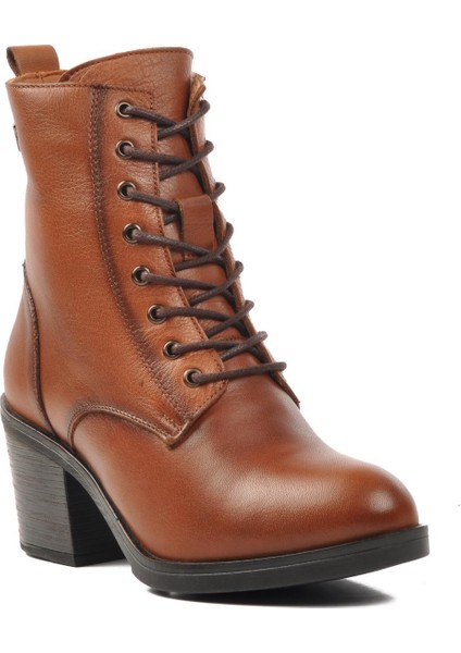 9812 Taba Içi Kürklü Deri Kadın Bot