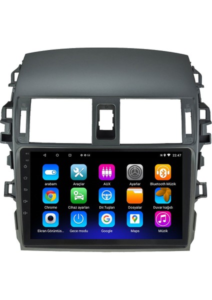 Toyota Corolla (07-13) Android 8gb Ram 128GB Rom 8 Çekirdek Multimedya fırsatları