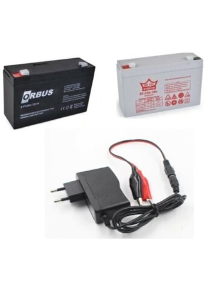 12 Volt 7 Amper Akü ve Şarj Cihazı