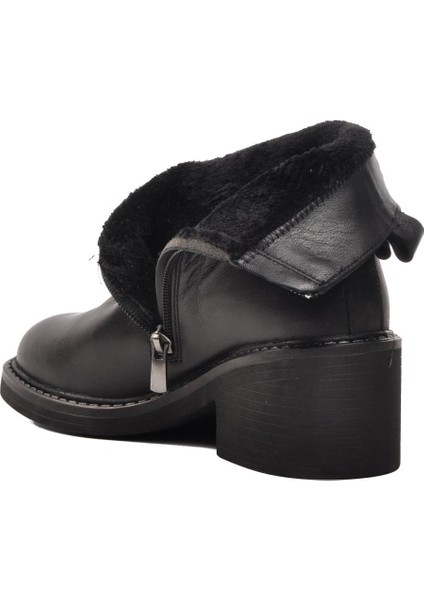 9874 Siyah Içi Kürklü Deri Kadın Bot fırsatları