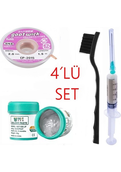 Best Krem Lehim Solder Paste 183°C SN63 - PB37 50G Flux Lehim Toplama CP-2015 Lehim Emme Teli 2 0 Mm -