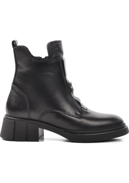 9906 Siyah Içi Polarlı Deri Kadın Bot fiyatları