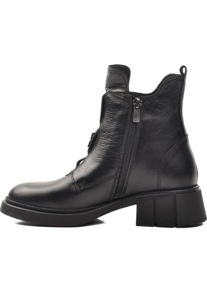 9906 Siyah Içi Polarlı Deri Kadın Bot modelleri