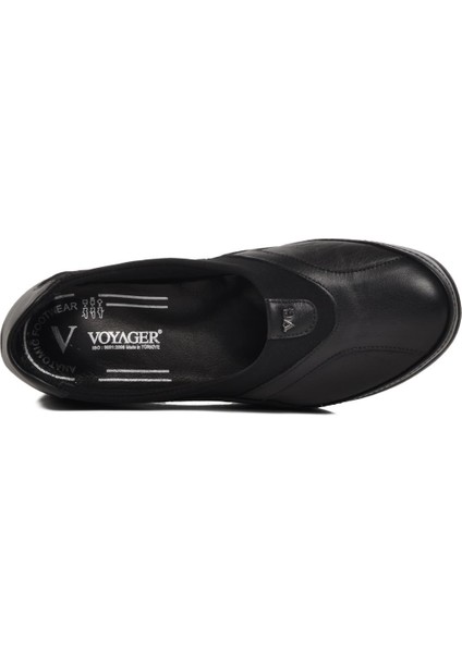 7507-1 Siyah Deri Kadın Günlük Ayakkabı fırsatları