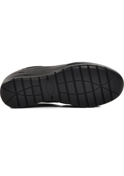 7507-1 Siyah Deri Kadın Günlük Ayakkabı indirimleri