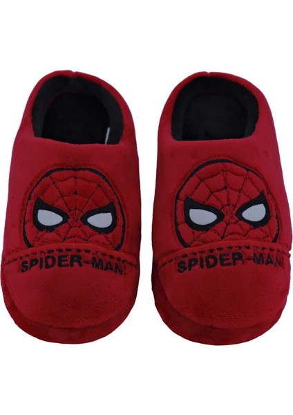 SPIDERMAN - Spiderman Şekilli Kırmızı Erkek Ev Terliği