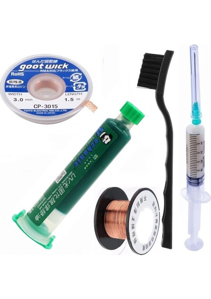 Mechanic Uv Jel Yol Kaplama Maskesi ve Yardımcı Beşli Elektronik Kart Tamir Malzemeleri 3 0mm - *