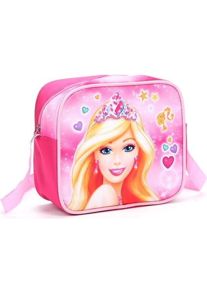 Soft Princess Barbie Okul Çantası + Beslenme + Kalemlik + Barbie Kız Çantası