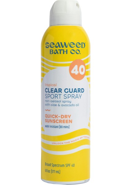 Seaweed Bath Co. Spf40 Clear Guard Sport Güneş Spreyi 177ml