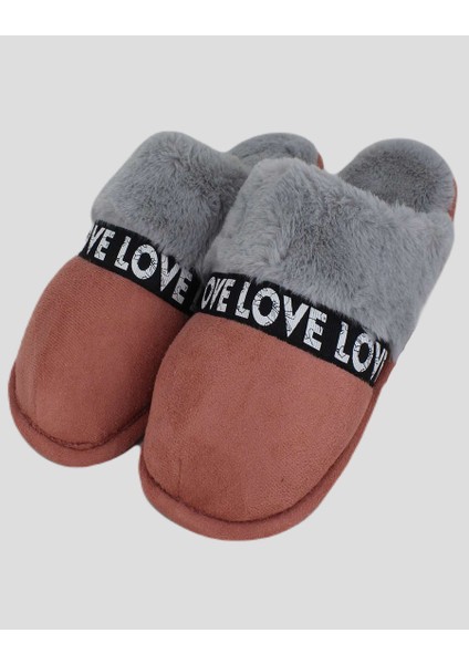 ŞERİ-P - Love Yazılı Pembe Kadın Ev Terliği modelleri
