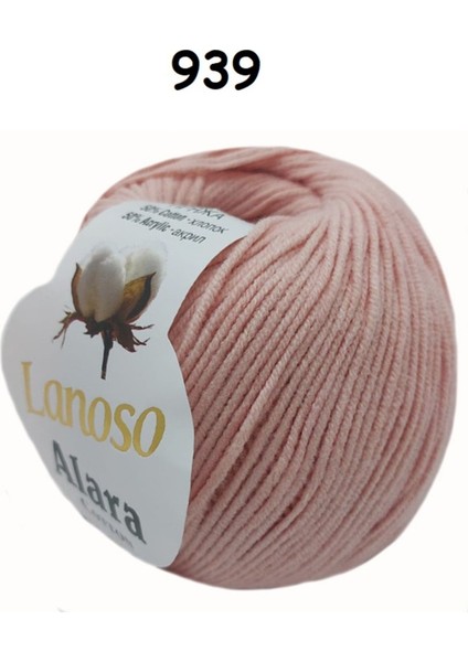 Lanoso Alara Punch & Amigurami İpi ( 50 Gr ) Renk:939