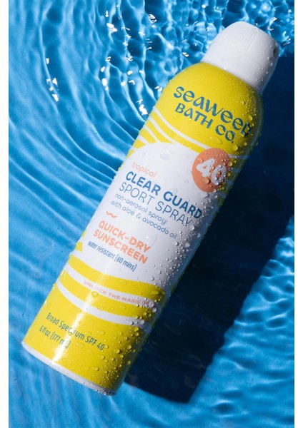 Seaweed Bath Co. Spf40 Clear Guard Sport Güneş Spreyi 177ml