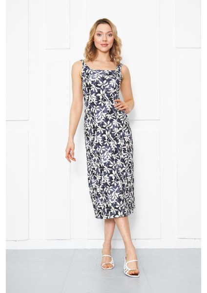 Kadın Askılı Kare Yaka Elbise - BGE04 modelleri