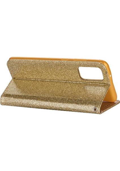 Samsung Galaxy Için Fermuarlı Cebi Durumda A52S 5g Glitter Cüzdan Kılıf Kart Pu (Yurt Dışından)