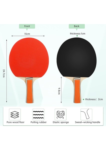Masa Tenisi Raketi - Pinpon Raketi - Table Tennis Racket modelleri