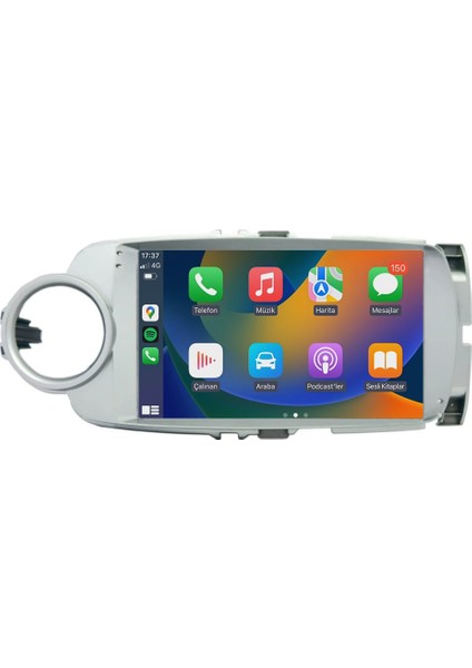 Toyota Yaris (12-17) Android 8gb Ram 128GB Rom 8 Çekirdek Multimedya