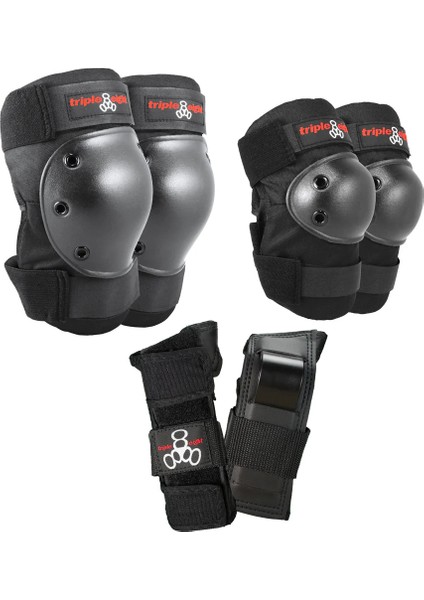 Saver Series Black Dizlik Dirseklik Bileklik Seti L