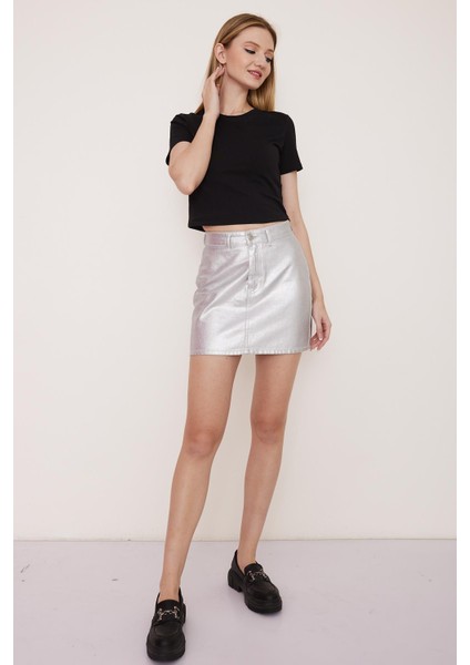 Basic Siyah Crop T-Shirt - BGB04 fiyatları