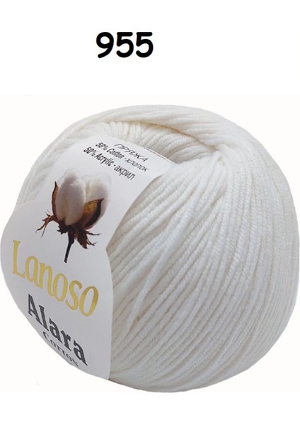 Lanoso Alara Punch & Amigurami İpi ( 50 Gr ) Renk:955