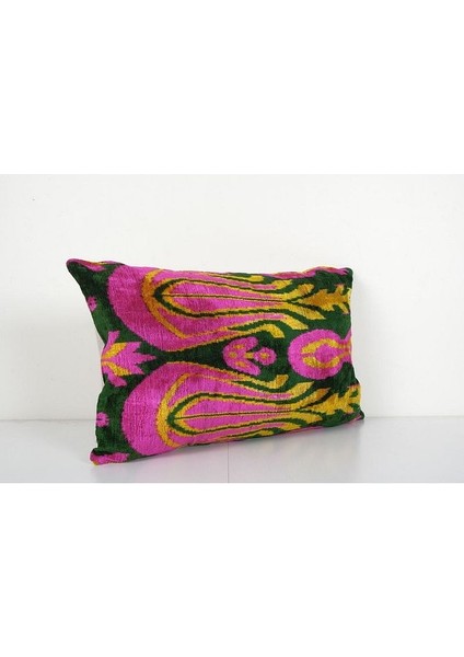 Geometric Desenli Renkli Kadife Ikat Yastık Kılıfı fiyatları
