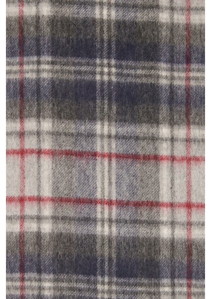 New Check Tartan Atkı TN27 Blue Granite